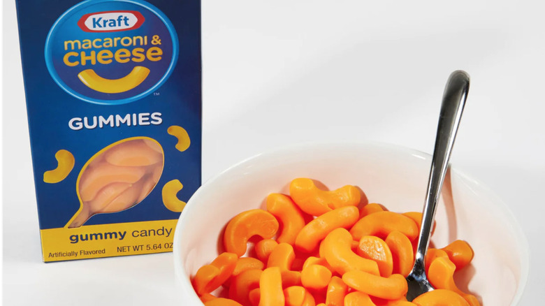 Kraft macaroni & cheese gummy candy