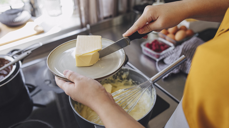 baking with butter