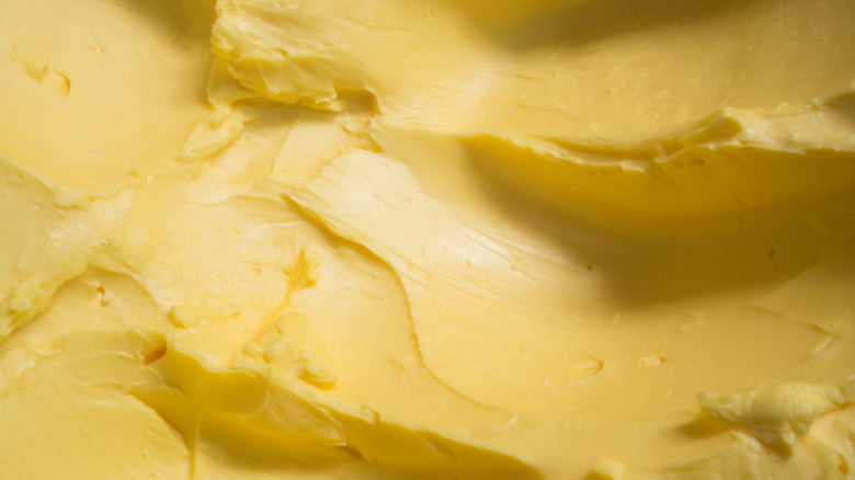 yellow butter close-up