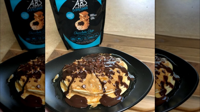 Chocolate chip ABS Protein Pancakes