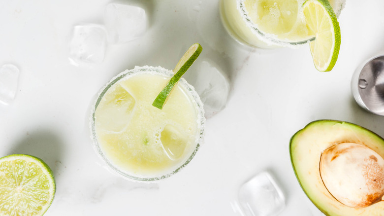 avocado margarita cocktails