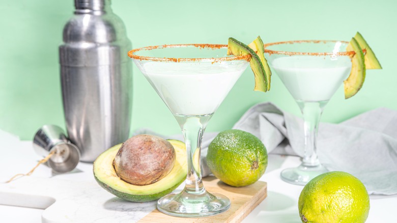 avocado cocktail drink