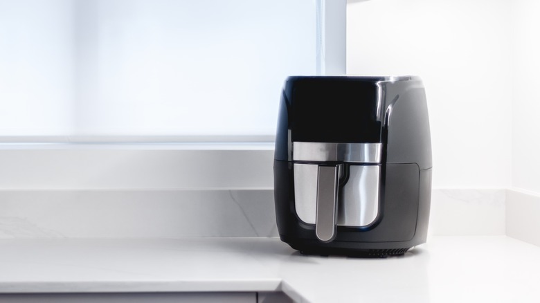 small air fryer on counter