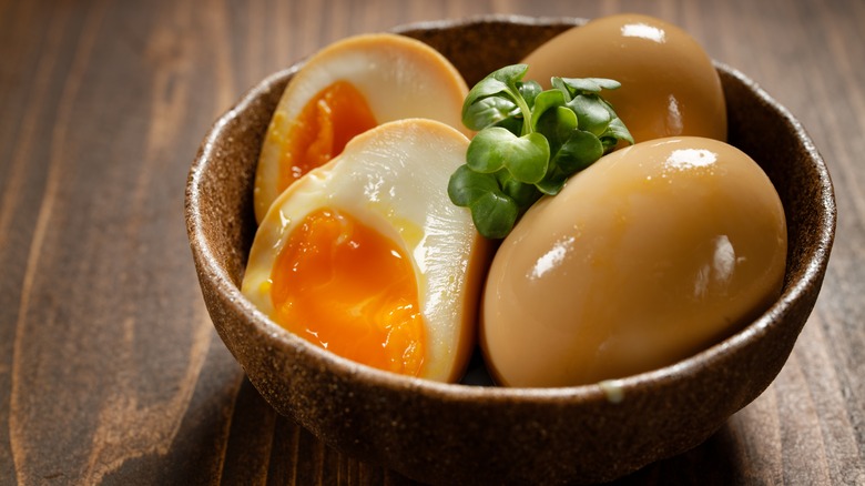 marinated soft-boiled eggs