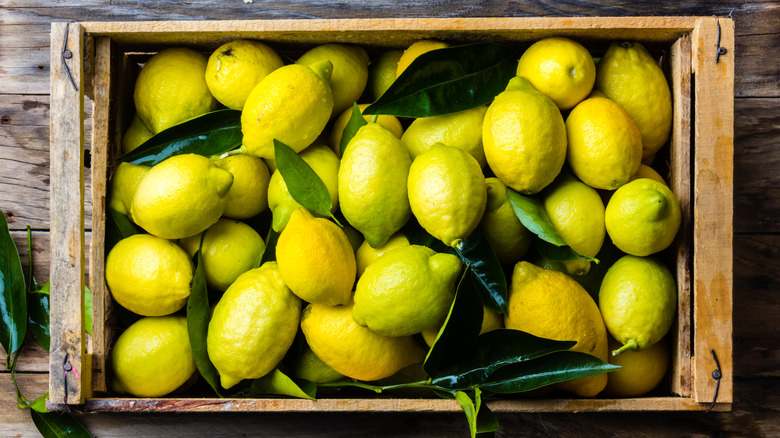 lemons in a box