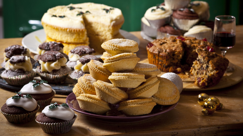 Selection of homemade pastries and baked goods