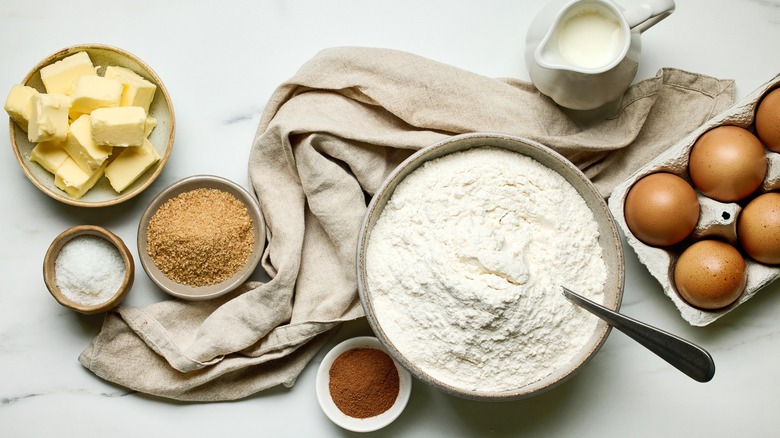 Ingredients for baking