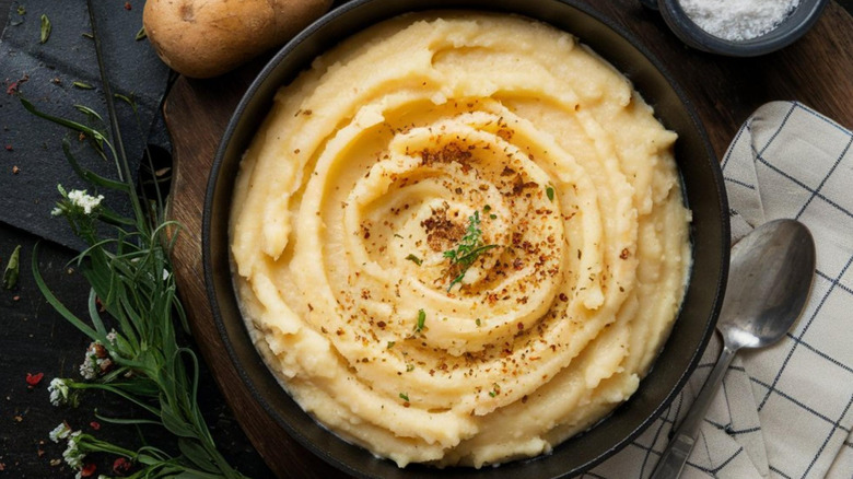 Creamy mashed potatoes