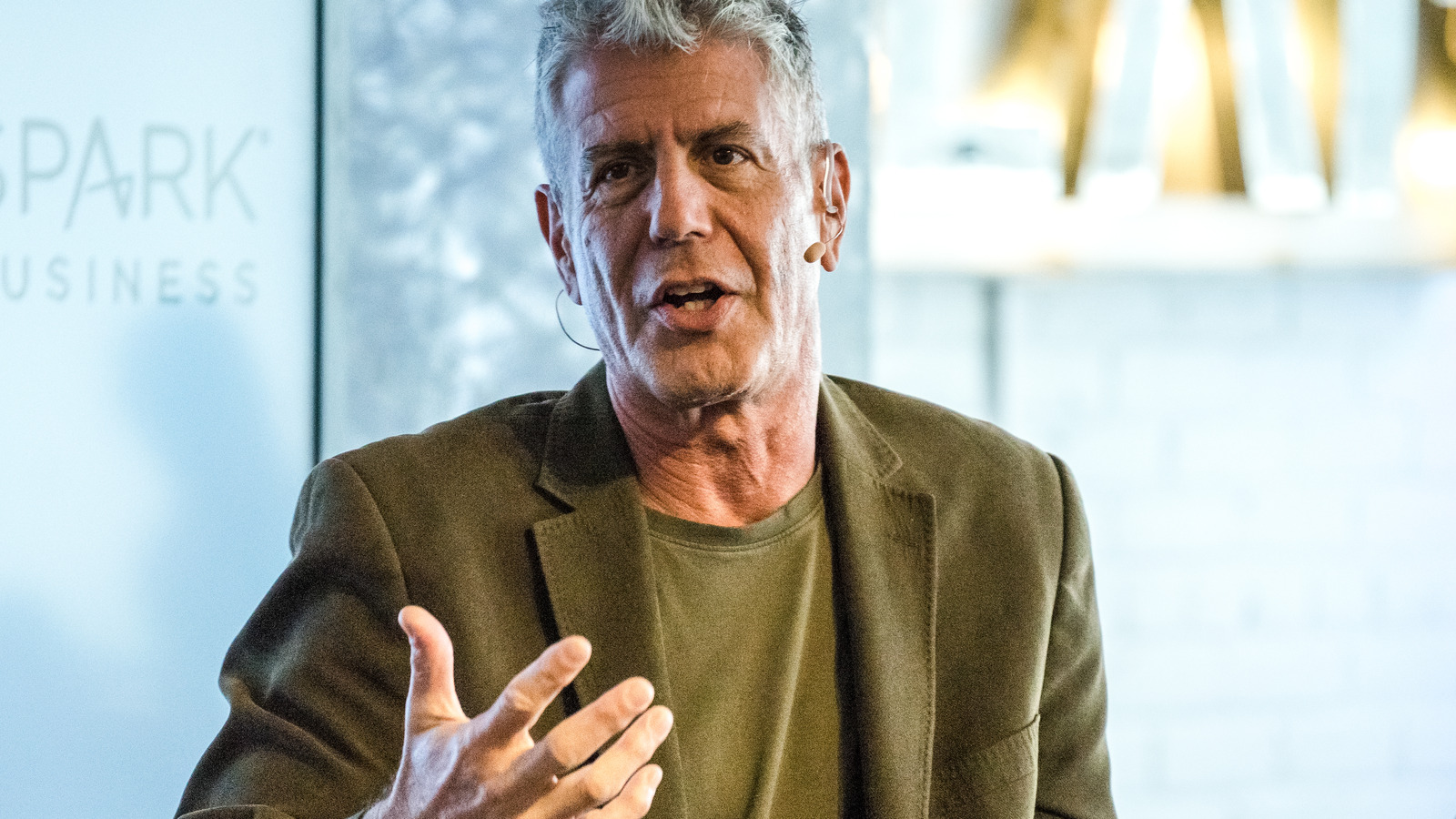 Anthony Bourdain's Warning About Competitive Cooking Shows