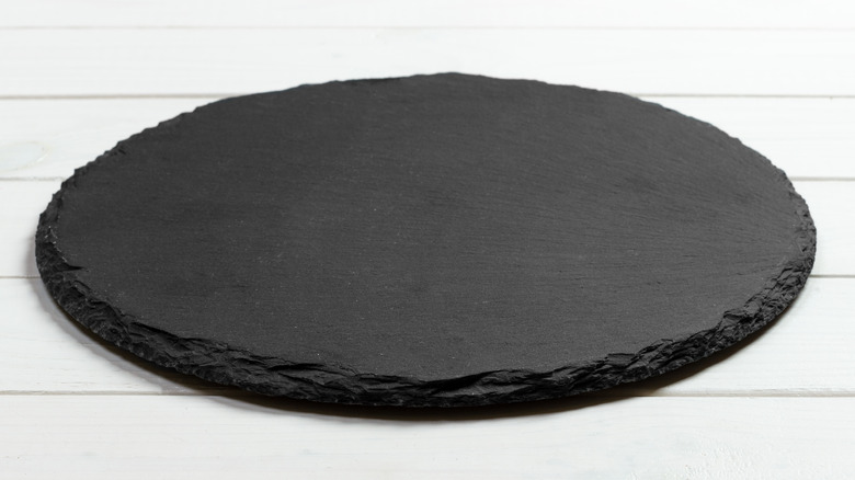 black pizza stone