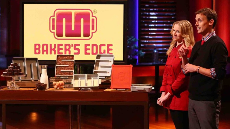 Baker's Edge brownie pan on Shark Tank