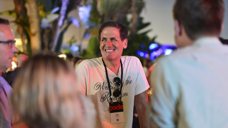 Mark Cuban smiling at 2022 California Code Conference