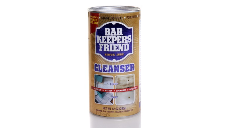 Bar Keepers Friend and clean pot