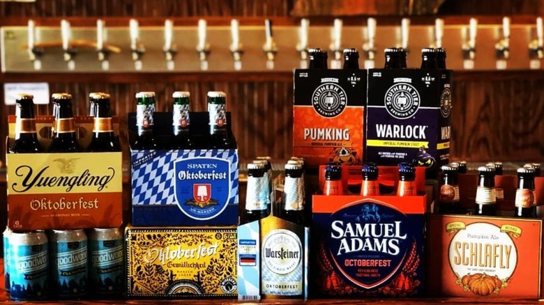 different brands of pumpkin beer