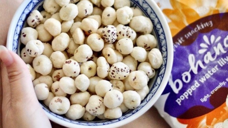 Bowl of Bohana's popped seeds