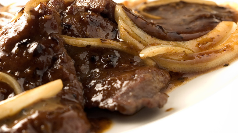 braised meat with black bean sauce