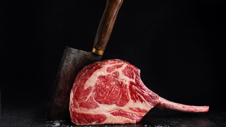 Tomahawk steak