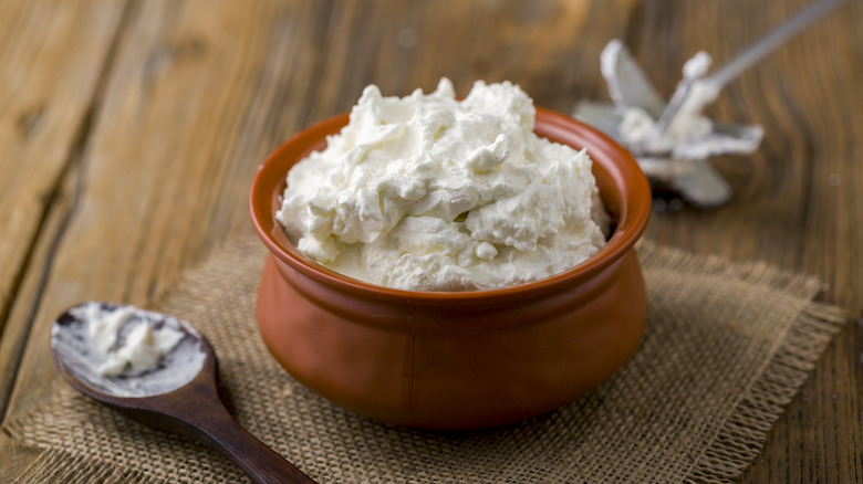 small bowl of whipped butter