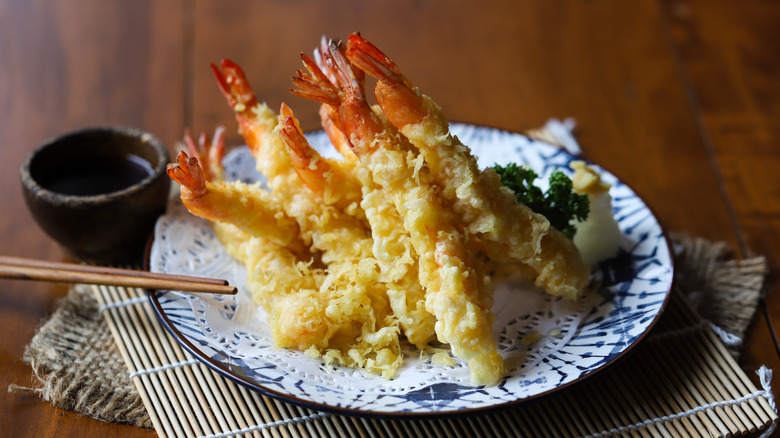 fried shrimp tempura