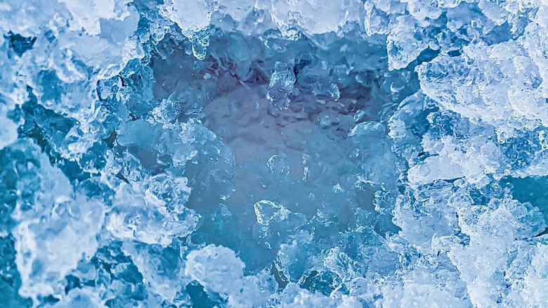 Crushed ice