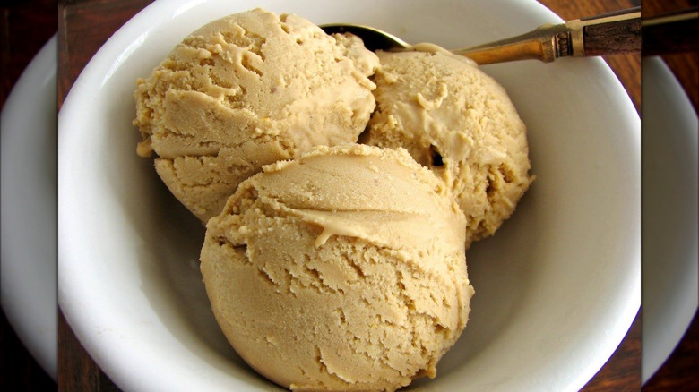 homemade bourbon-infused ice cream