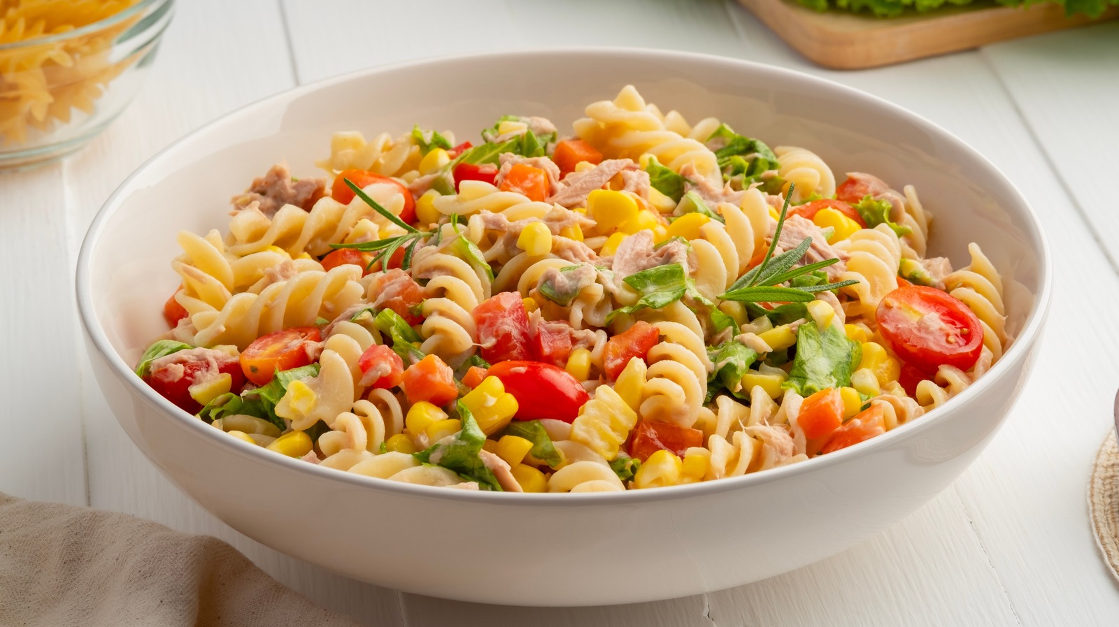 Canned Tuna Is A Must-Have For A Flavorful Pasta Salad