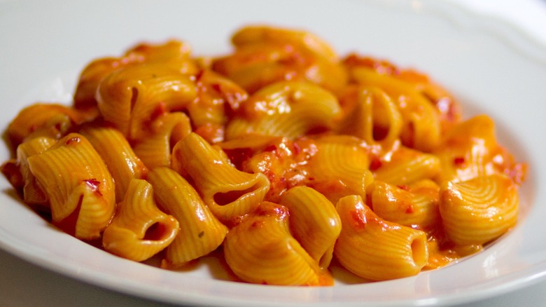 Rigatoni with vodka sauce from Carbone