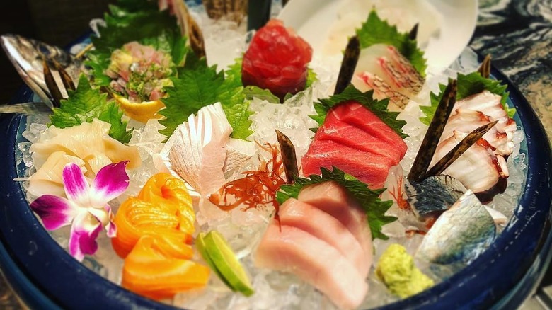 Sashimi platter