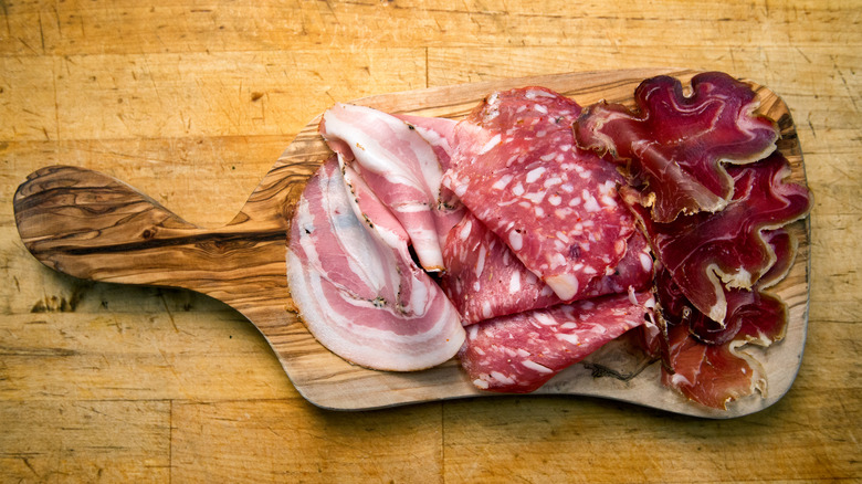 Plate of charcuterie