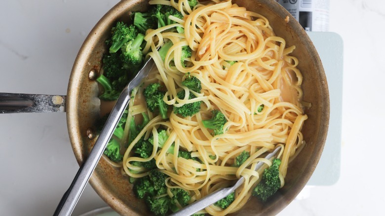 pasta and broccoli