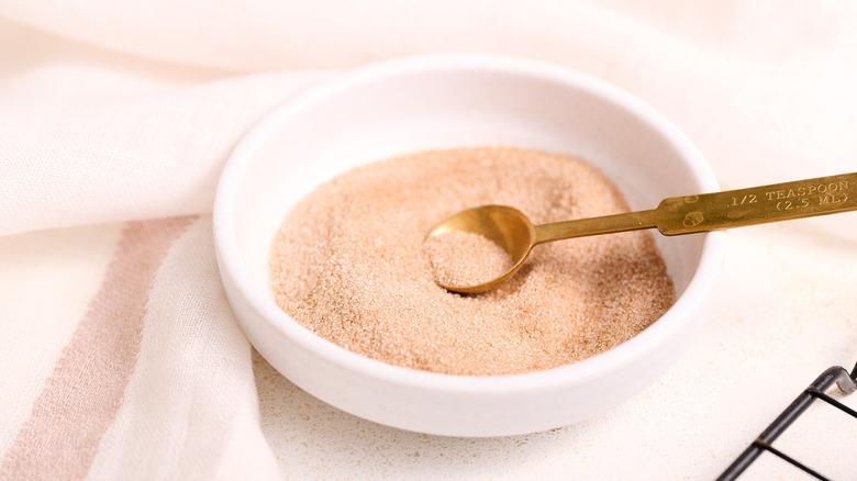 cinnamon sugar in a small bowl