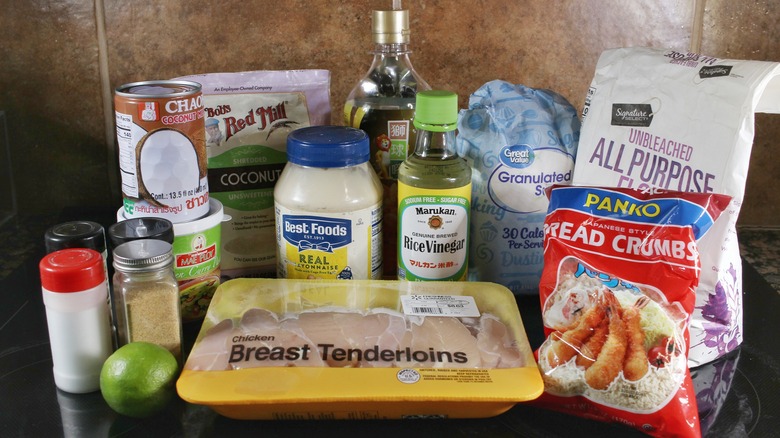 chicken tender and dip ingredients