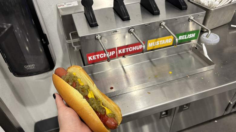 Costco condiment bar