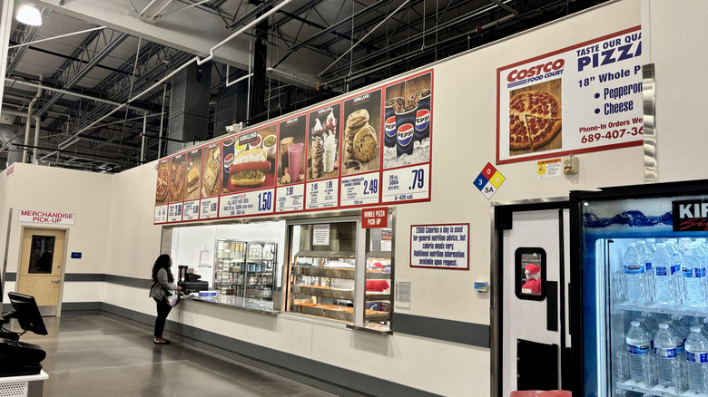 Costco menu board