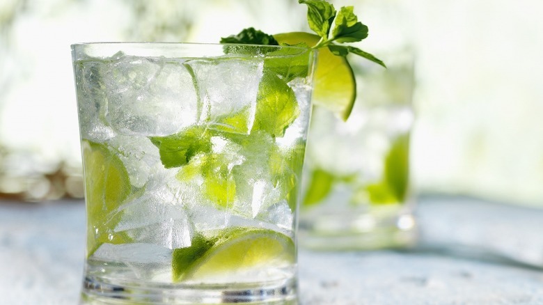 Glass of mojito