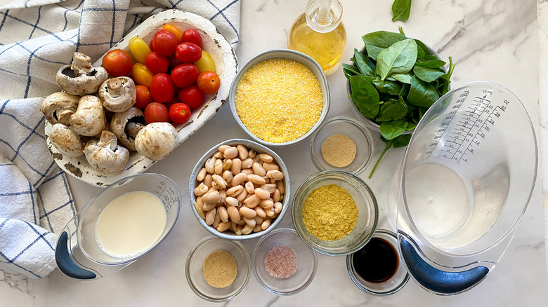 ingredients for polenta recipe