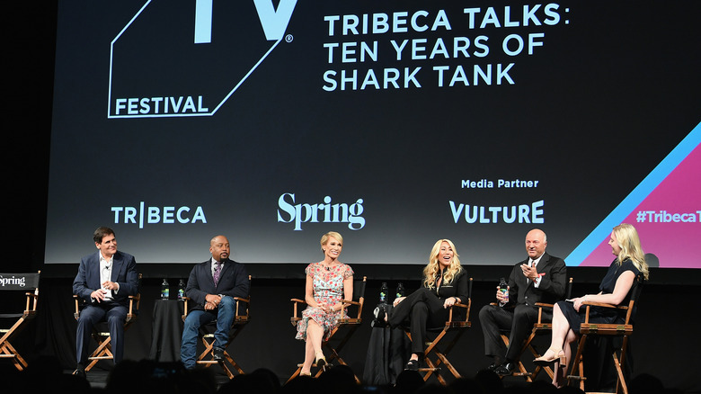 Cast of Shark Tank at Tribeca TV Festival
