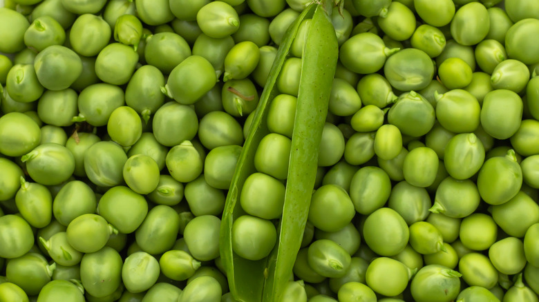 Close up of peas