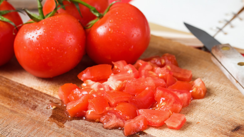 Whole and diced tomatoes