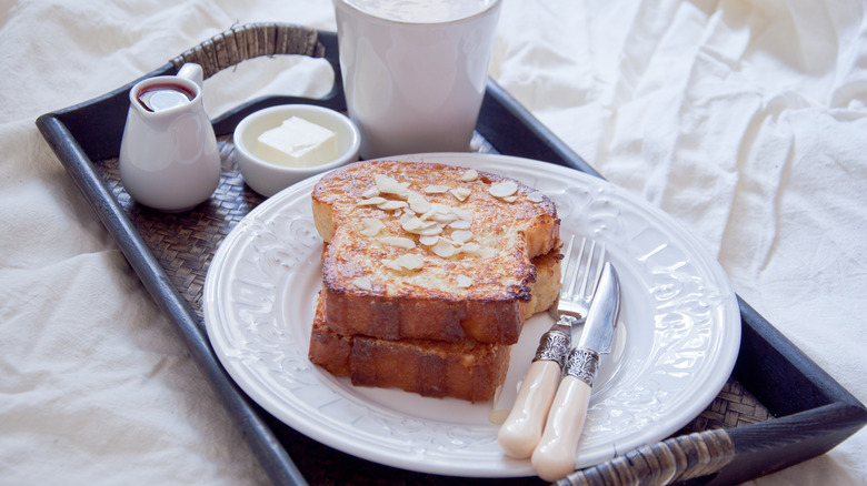 Almond-crusted French toast