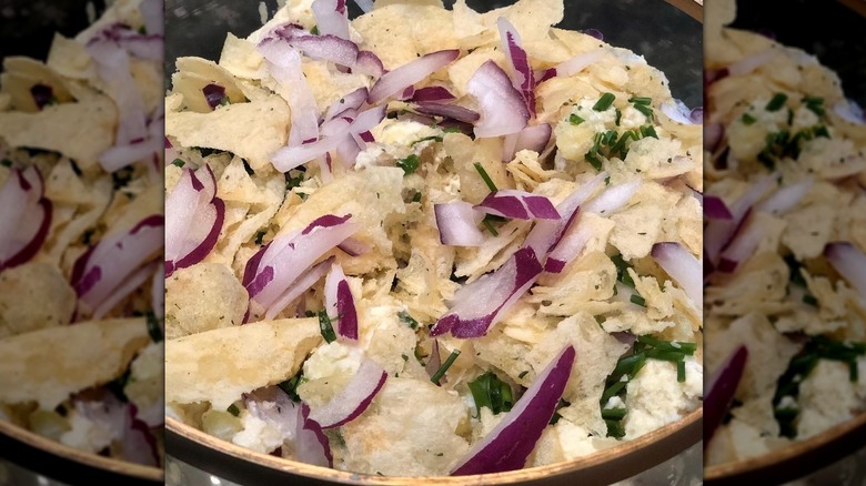 Sour cream and onion potato salad