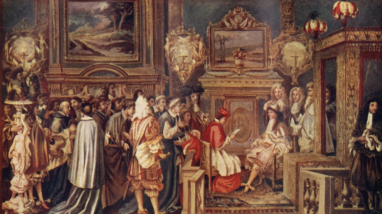 Tapestry of Louis XIV