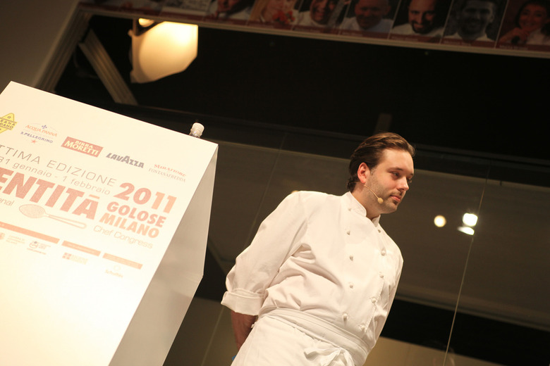 Chef Paul Liebrandt at Identità Golose 2011