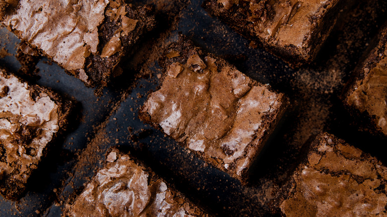 stack of brownies