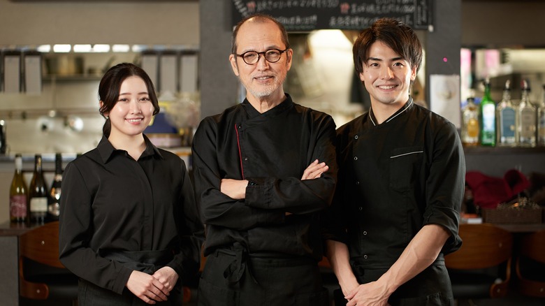 Japanese restaurant staff