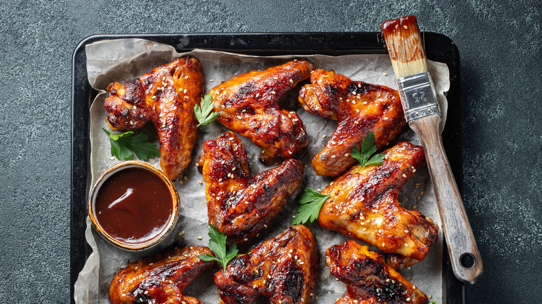 broiled chicken wings