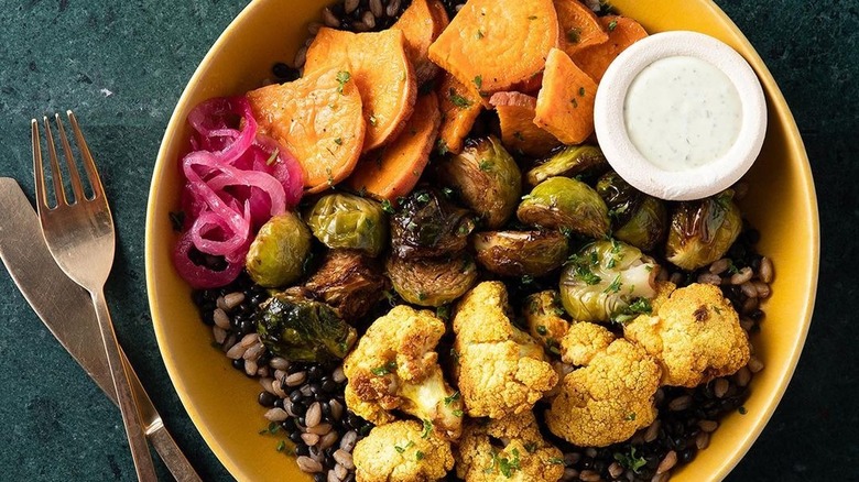 Everytable roasted veggie grain bowl