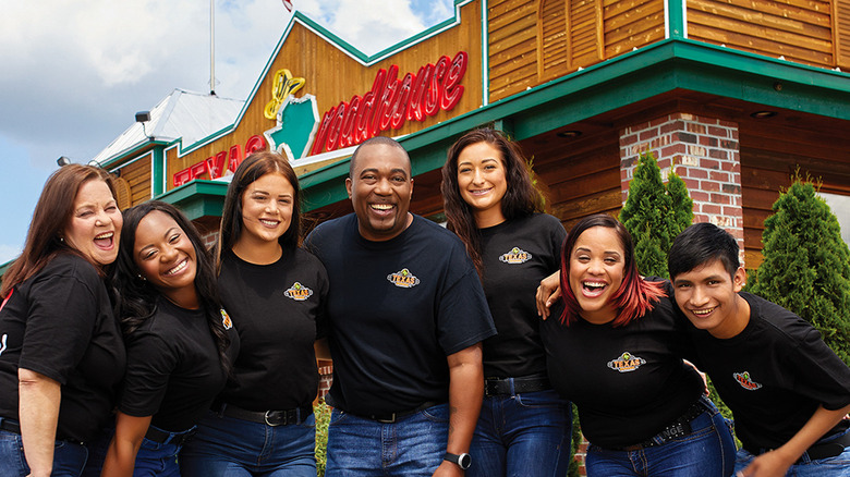 Happy Texas Roadhouse staff