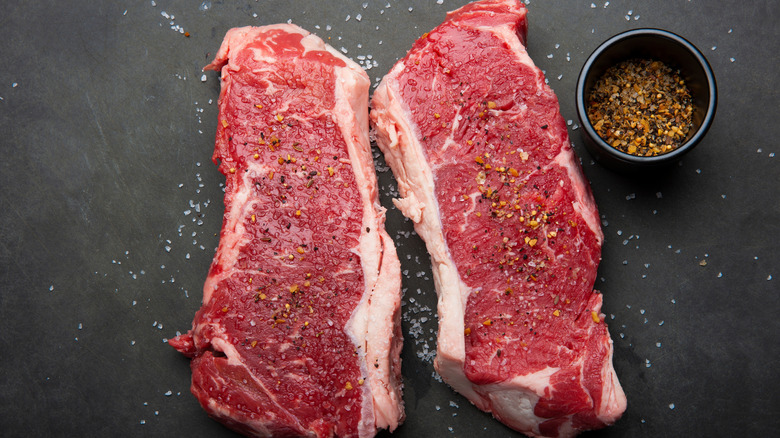 Strip Loin Steaks, a close relative of faux-filet