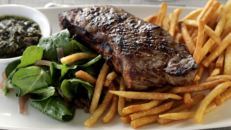 A classic Steak Frites